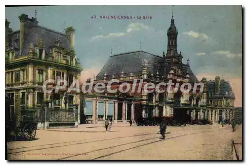 Cartes postales Valenciennes La Gare
