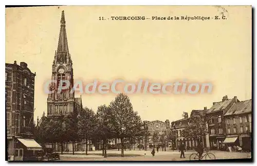 Cartes postales Tourcoing Place De la Republique