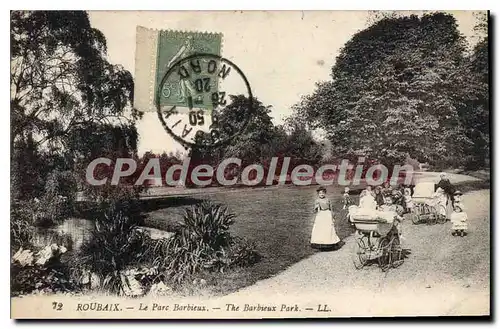 Cartes postales Roubaix Le Parc Barbieux
