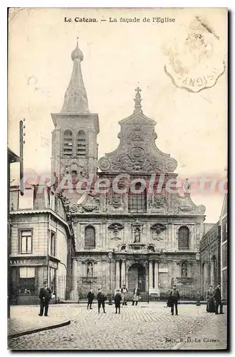Cartes postales Le Cateau La Fa�ade De I'Eglise