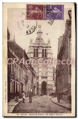 Cartes postales Douai Eglise St Pierre