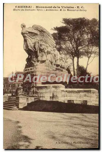 Ansichtskarte AK Cambrai Monument De La Victoire