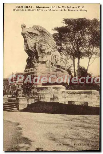 Cartes postales Cambrai Monument De La Victoire