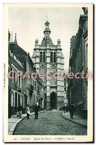 Cartes postales Douai Eglise St Pierre