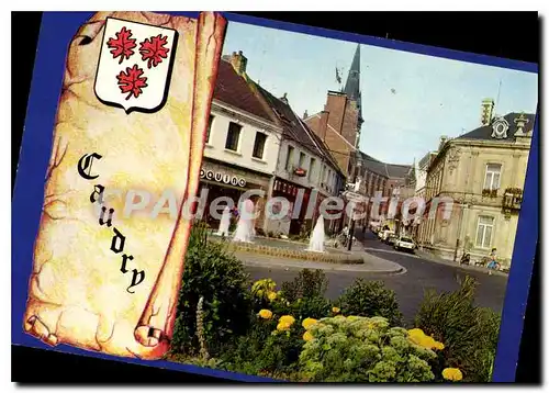 Cartes postales moderne Caudry Place Du Gal De Gaulle Salengro