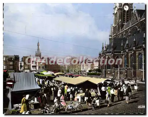 Cartes postales moderne Tourcoing Place De La Resistance Le March�