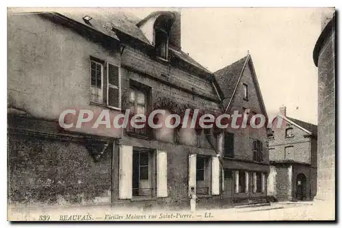 Ansichtskarte AK Beauvais Vieilles Maisons Rue Saint Pierre