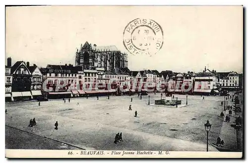 Cartes postales Beauvais Place Jeanne Hachetle