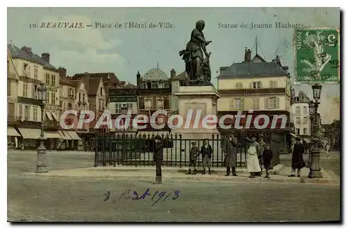 Cartes postales Beauvais Place De I'Hotel De Ville