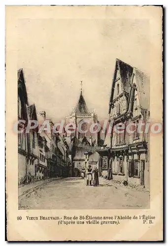 Cartes postales Beauvais Rue De St Etienne