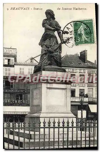 Cartes postales Beauvais Statue De Jeanne Hachette