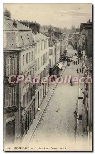 Cartes postales Beauvais La Rue Saint Pierre