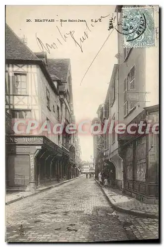 Cartes postales Beauvais Rue Saint Jean