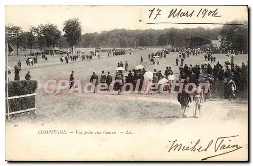 Cartes postales Compiegne Vue Prise Aux Courses