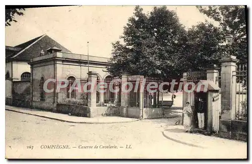 Ansichtskarte AK Compiegne Caserne De Cavalerie