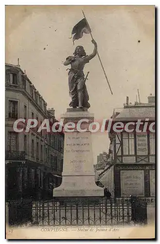 Cartes postales Compiegne Statue De Jeanne d'Arc