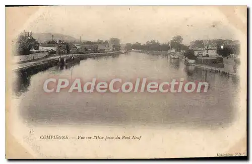 Cartes postales Compiegne Vue Sur I'Oise Prise Du Pont Neuf