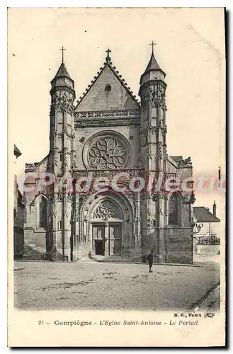 Cartes postales Compiegne L'Eglise Saint Antoine