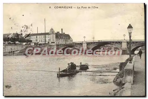 Cartes postales Compiegne Le Pont De I'Oise