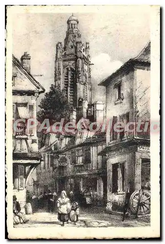 Cartes postales Le Vieux Compiegne La Tour de l'�glise