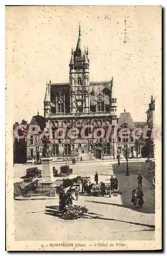 Cartes postales Compiegne L'Hotel De Ville