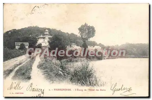 Cartes postales Pierrefnds L'Etang De I'Hotel des bains