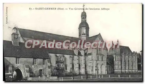 Cartes postales Saint Germer Vue Generale De I'Ancienne Abbaye