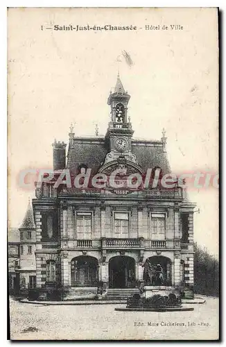 Cartes postales Saint Just En Chauss�e Hotel De Ville