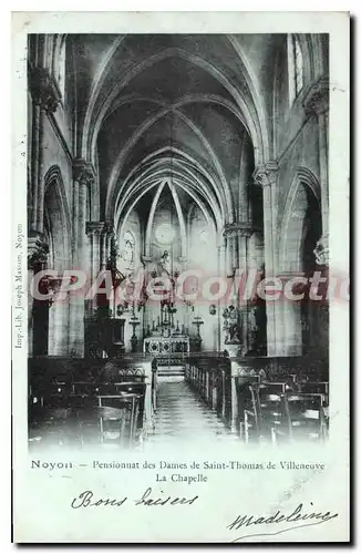 Ansichtskarte AK Noyon Pensionnat Des Dames De Saint Thomas De Villeneuve