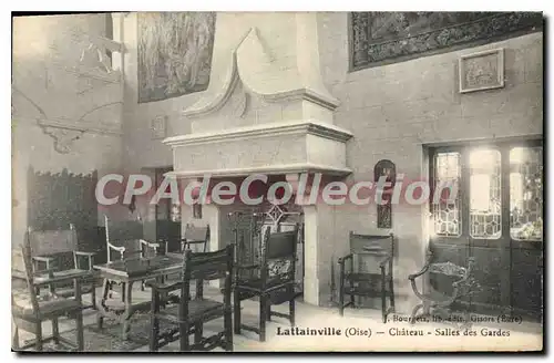 Ansichtskarte AK Lattainville Chateau Salles Des Gardes