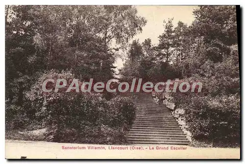 Ansichtskarte AK Sanatorium Villemin Liancourt Le Grand escalier