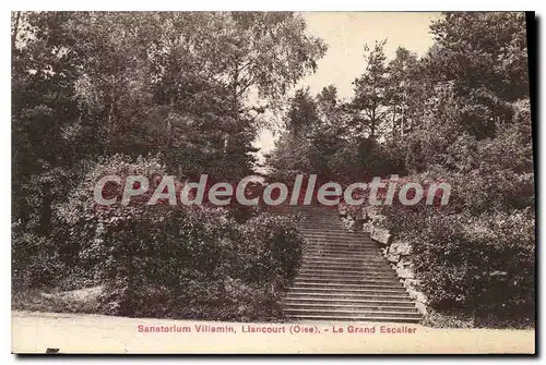 Cartes postales Sanatorium Villemin Liancourt Le Grand escalier