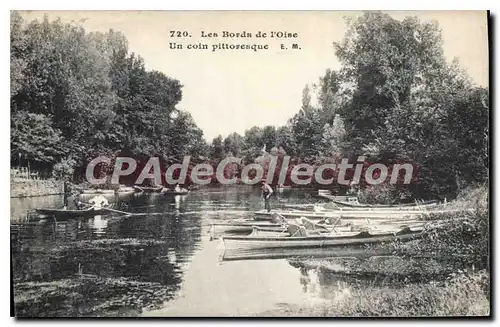 Cartes postales Les Bords De I'Oise Un Coin Pittoresque
