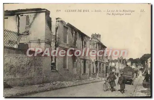 Ansichtskarte AK Senlis La Rue De la Republique