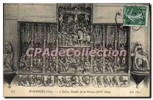 Cartes postales Maurissel L'Eglise Retable De La Passion