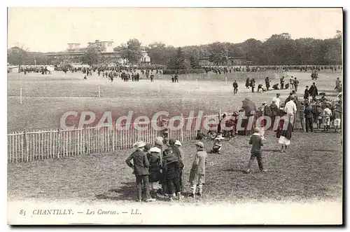 Cartes postales Chantilly Les Courses