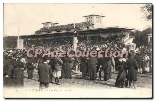 Cartes postales Chantilly Les Courses