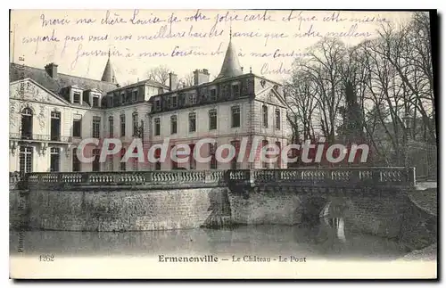 Cartes postales Ermenonville Le Chateau Le Pont