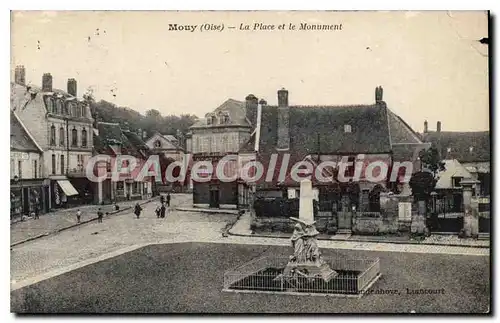 Ansichtskarte AK Mouy La Place Et Le Monument