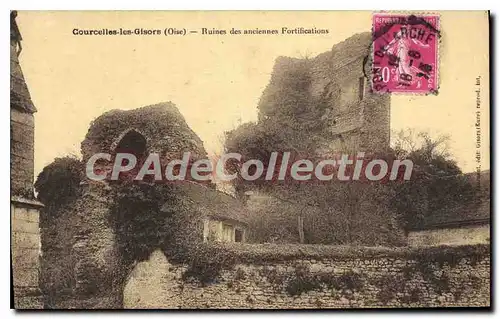 Cartes postales Courcelles Les Gisors Ruines