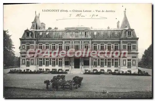 Cartes postales Liancourt Chateau Latour Vue De Derriere