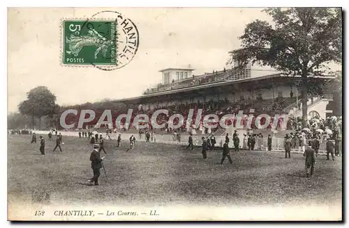 Cartes postales Chantilly Les Courses