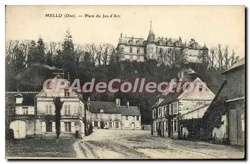 Cartes postales Mello Place Du jeu d'Arc