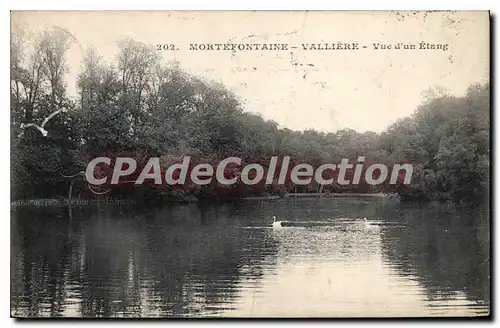 Cartes postales Mortefontaine Valliere Vue D'Un Etang