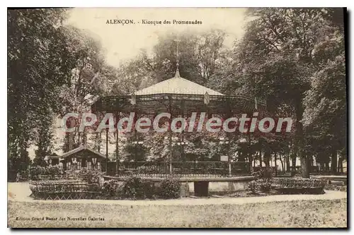 Cartes postales Alencon Kiosque Des Promenades