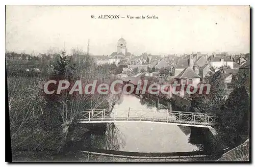 Cartes postales Alencon Vue Sur la Sarthe
