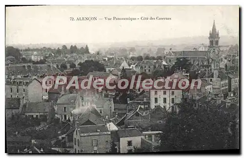 Cartes postales Alencon Vue Panoramique casernes