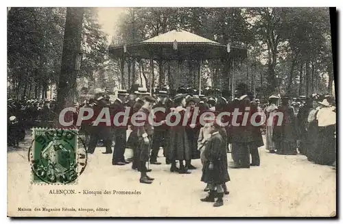 Cartes postales Alencon Kiosque Des Promenades