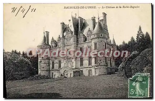 Ansichtskarte AK Bagnoles De L'Orne Le Ch�teau de la Roche-Bagnoles