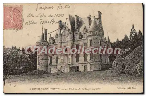 Cartes postales Bagnoles De L'Orne Le Ch�teau de la Roche-Bagnoles